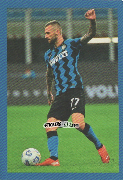 Sticker Brozovic - F.c. Inter 2020-2021 n. 174 - Euro Publishing