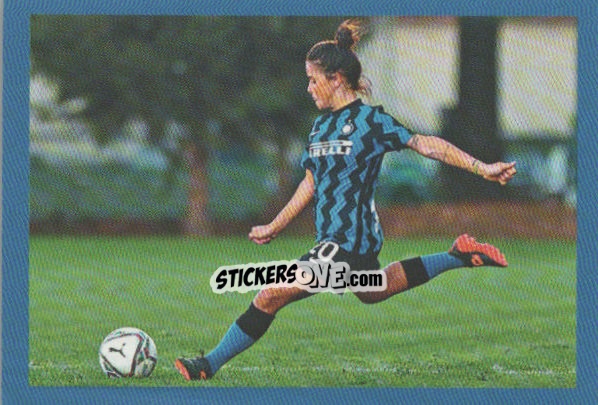 Figurina Prima Squadra Femminile - F.c. Inter 2020-2021 n. 196 - Euro Publishing
