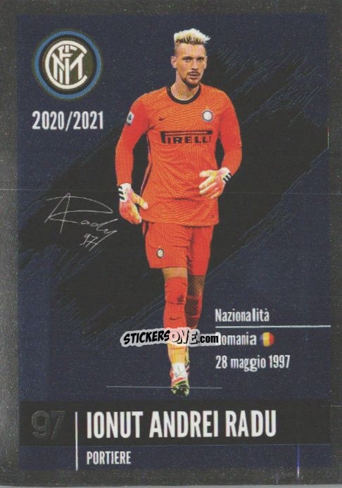 Figurina Radu - F.c. Inter 2020-2021 n. I5 - Euro Publishing