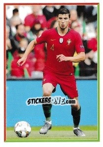 Figurina Rúben Dias - Portugal - Fome de Vencer 2021 n. 26 - Panini