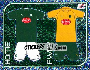 Cromo Plymouth Argyle Kits - Coca-Cola Championship 2008-2009 n. 324 - Panini