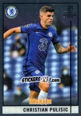Cromo Christian Pulisic - Uefa Champions League & Europa League Chrome 2020-2021 n. 21 - Topps Merlin