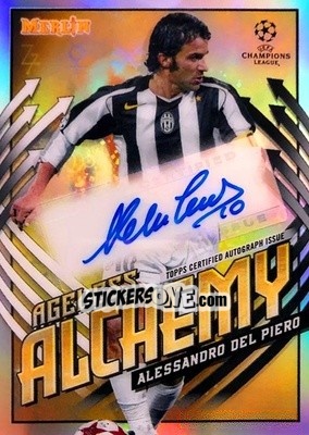 Cromo Alessandro Del Piero - Uefa Champions League & Europa League Chrome 2020-2021 n. AAa-AD - Topps Merlin