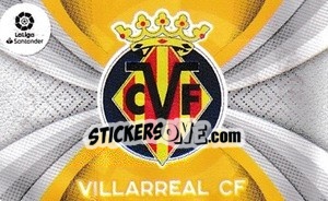 Figurina Escudo Villarreal CF - Liga Spagnola 2021-2022 n. E20 - Colecciones ESTE