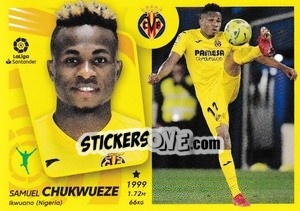 Figurina Chukwueze (20A) - Liga Spagnola 2021-2022 n. 602 - Colecciones ESTE