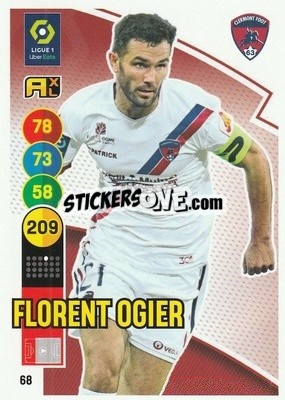 Cromo Florent Ogier - FOOT 2021-2022. Adrenalyn XL n. 68 - Panini
