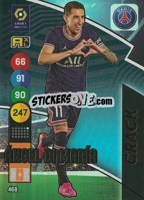 Figurina Ángel Di María - FOOT 2021-2022. Adrenalyn XL n. 468 - Panini