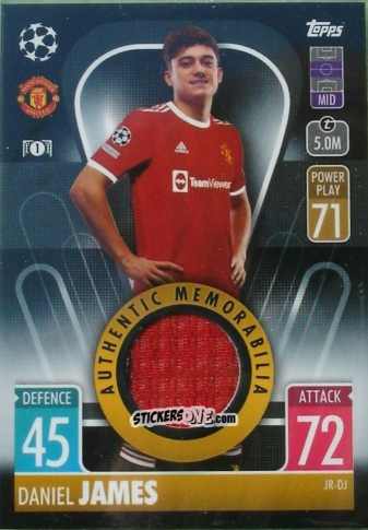 Figurina Daniel James - UEFA Champions League & Europa League 2021-2022. Match Attax n. JR-DJ - Topps