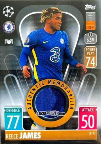 Figurina Reece James - UEFA Champions League & Europa League 2021-2022. Match Attax n. JR-RJ - Topps