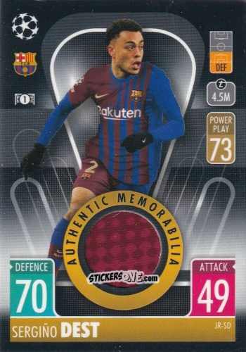 Cromo Sergino Dest - UEFA Champions League & Europa League 2021-2022. Match Attax n. JR-SD - Topps