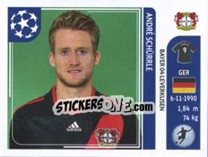 Cromo Andre Schurrle - UEFA Champions League 2011-2012 n. 325 - Panini