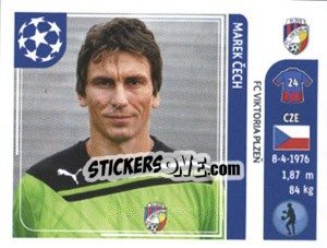 Cromo Marek Cech - UEFA Champions League 2011-2012 n. 533 - Panini