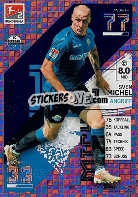 Sticker Sven Michel - German Fussball Bundesliga 2021-2022. Match Attax n. 427 - Topps