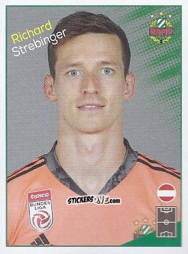 Cromo Richard Strebinger - Osterreichische Futball Bundesliga 2021-2022 n. 36 - Panini