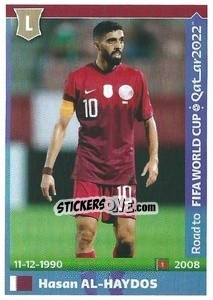 Cromo Hasan Al-Haydos - Road To Fifa World Cup Qatar 2022 n. 447 - Panini