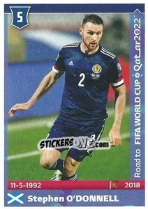 Figurina Stephen O'Donnell - Road To Fifa World Cup Qatar 2022 n. 484 - Panini