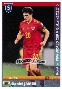 Figurina Daniel James - Road To Fifa World Cup Qatar 2022 n. 594 - Panini