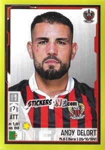 Cromo Andy Delort - FOOT 2021-2022 n. 330 - Panini