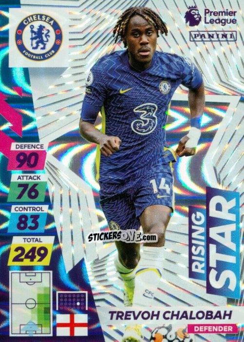 Cromo Trevoh Chalobah - English Premier League 2021-2022. Adrenalyn XL Plus n. 108 - Panini