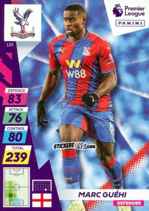 Sticker Marc Guéhi - English Premier League 2021-2022. Adrenalyn XL Plus n. 125 - Panini