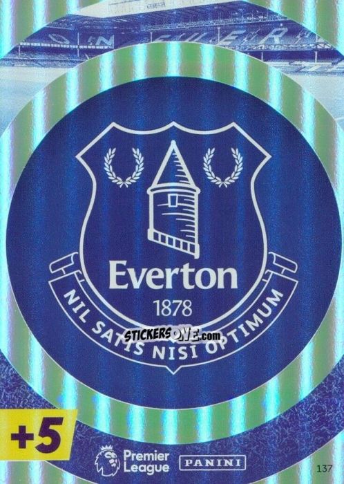 Cromo Everton - English Premier League 2021-2022. Adrenalyn XL Plus n. 137 - Panini