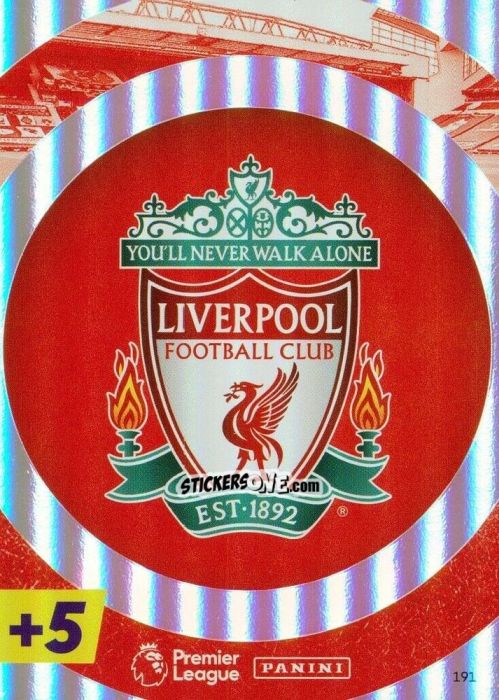 Cromo Liverpool - English Premier League 2021-2022. Adrenalyn XL Plus n. 191 - Panini