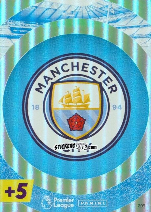 Cromo Manchester City - English Premier League 2021-2022. Adrenalyn XL Plus n. 209 - Panini