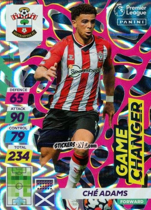 Sticker Ché Adams - English Premier League 2021-2022. Adrenalyn XL Plus n. 296 - Panini