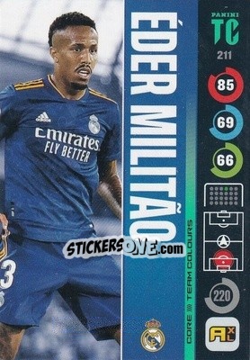 Figurina Éder Militao - Top Class 2021-2022. Adrenalyn Xl n. 211 - Panini