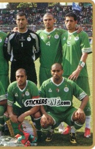Cromo Team Algeria (Puzzle) - Africa Cup 2010 n. 217 - Panini