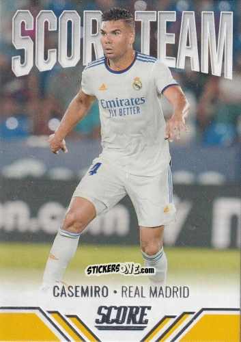 Figurina Casemiro - Score FIFA 2021-2022 n. ST14 - Panini