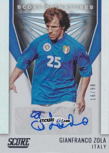 Figurina Gianfranco Zola - Score FIFA 2021-2022 n. SS10 - Panini