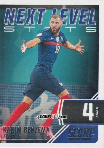 Figurina Karim Benzema - Score FIFA 2021-2022 n. NLS8 - Panini