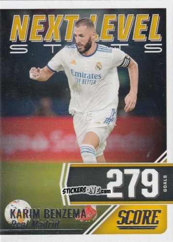 Figurina Karim Benzema - Score FIFA 2021-2022 n. NLS18 - Panini