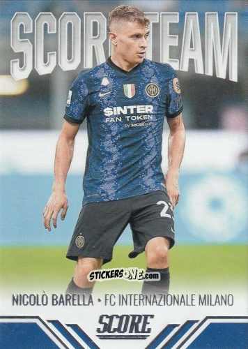 Figurina Nicolo Barella - Score FIFA 2021-2022 n. ST23 - Panini