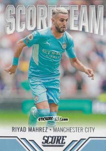 Cromo Riyad Mahrez - Score FIFA 2021-2022 n. ST19 - Panini