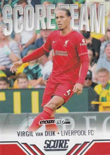 Figurina Virgil van Dijk - Score FIFA 2021-2022 n. ST24 - Panini