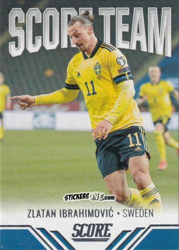 Figurina Zlatan Ibrahimovic - Score FIFA 2021-2022 n. ST18 - Panini