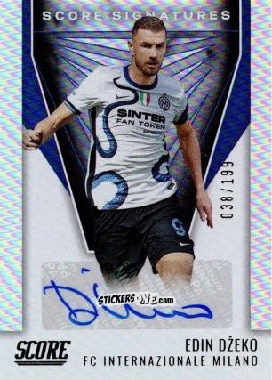 Figurina Edin Dzeko - Score Serie A 2021-2022 n. SS-ED - Panini