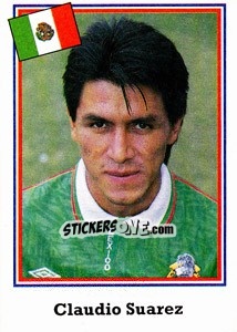 Figurina Claudio Suarez - World Cup USA 1994 n. 343 - Euroflash