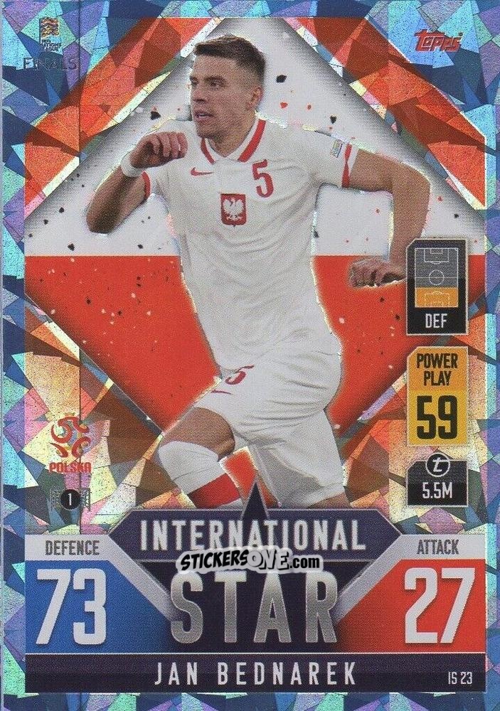 Sticker Jan Bednarek - The Road To Uefa Nations League Finals 2022-2023. Match Attax 101 n. IS23b - Topps