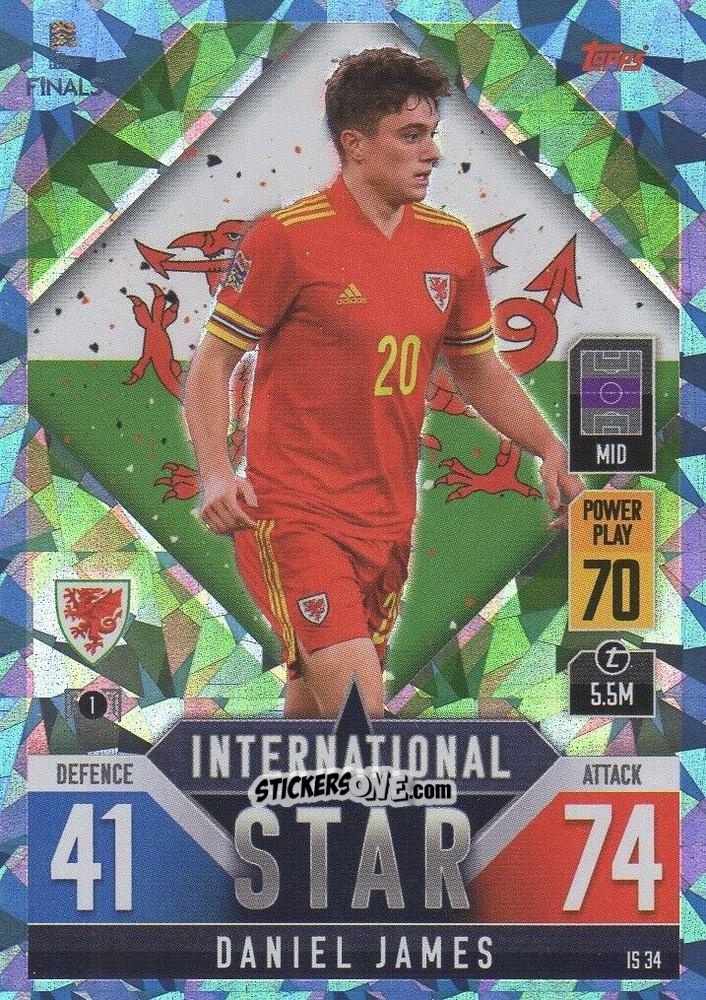 Figurina Daniel James - The Road To Uefa Nations League Finals 2022-2023. Match Attax 101 n. IS34b - Topps