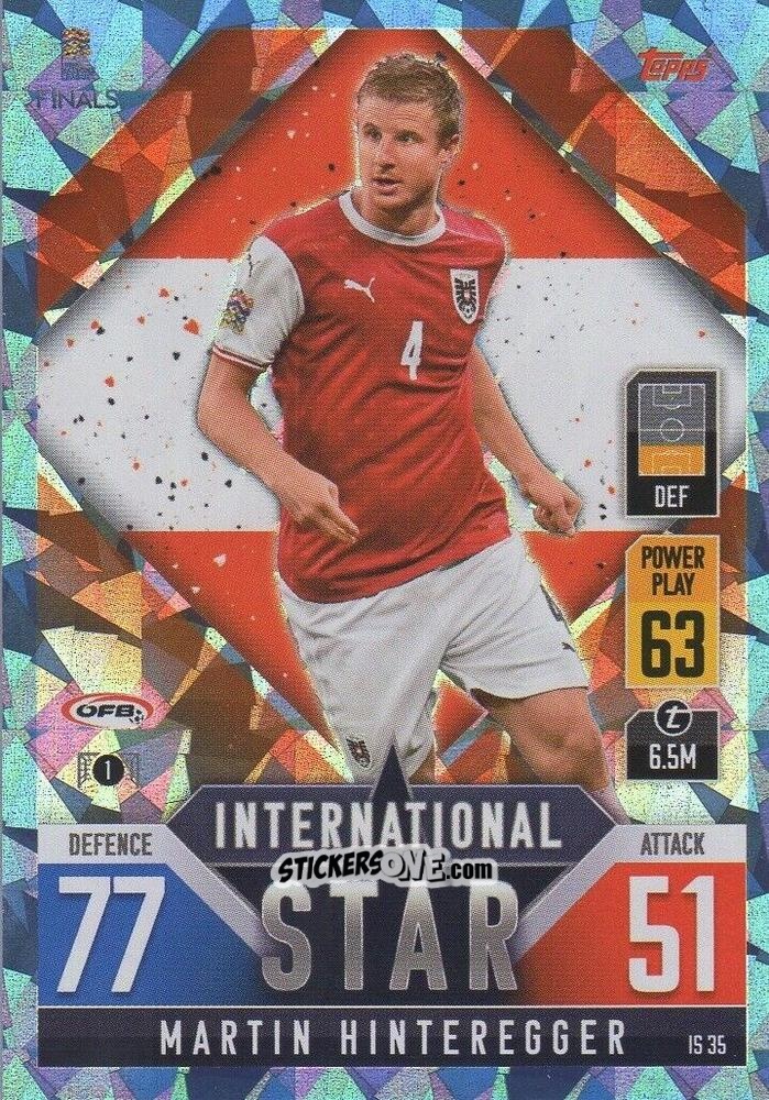 Figurina Martin Hinteregger - The Road To Uefa Nations League Finals 2022-2023. Match Attax 101 n. IS35b - Topps