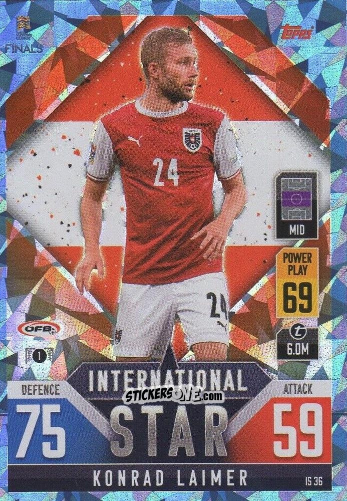Figurina Konrad Lahmer - The Road To Uefa Nations League Finals 2022-2023. Match Attax 101 n. IS36b - Topps