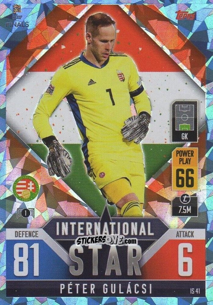Cromo Péter Gulácsi - The Road To Uefa Nations League Finals 2022-2023. Match Attax 101 n. IS41b - Topps