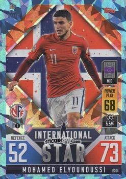 Sticker Mohamed Elyounoussi - The Road To Uefa Nations League Finals 2022-2023. Match Attax 101 n. IS54b - Topps