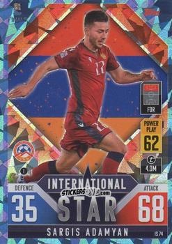Cromo Sargis Adamyan - The Road To Uefa Nations League Finals 2022-2023. Match Attax 101 n. IS74b - Topps