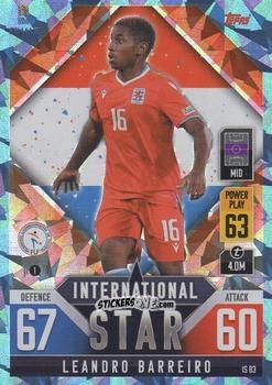 Sticker Leandro Barreiro - The Road To Uefa Nations League Finals 2022-2023. Match Attax 101 n. IS83b - Topps