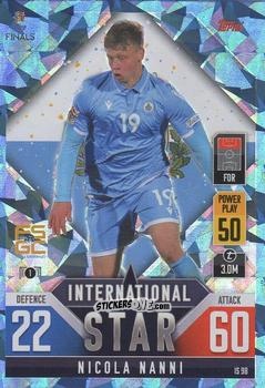 Cromo Nicola Nanni - The Road To Uefa Nations League Finals 2022-2023. Match Attax 101 n. IS98b - Topps