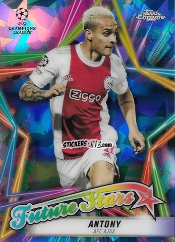 Cromo Antony - Champions League Chrome 2021-2022. Sapphire Edition n. FS-6 - Topps